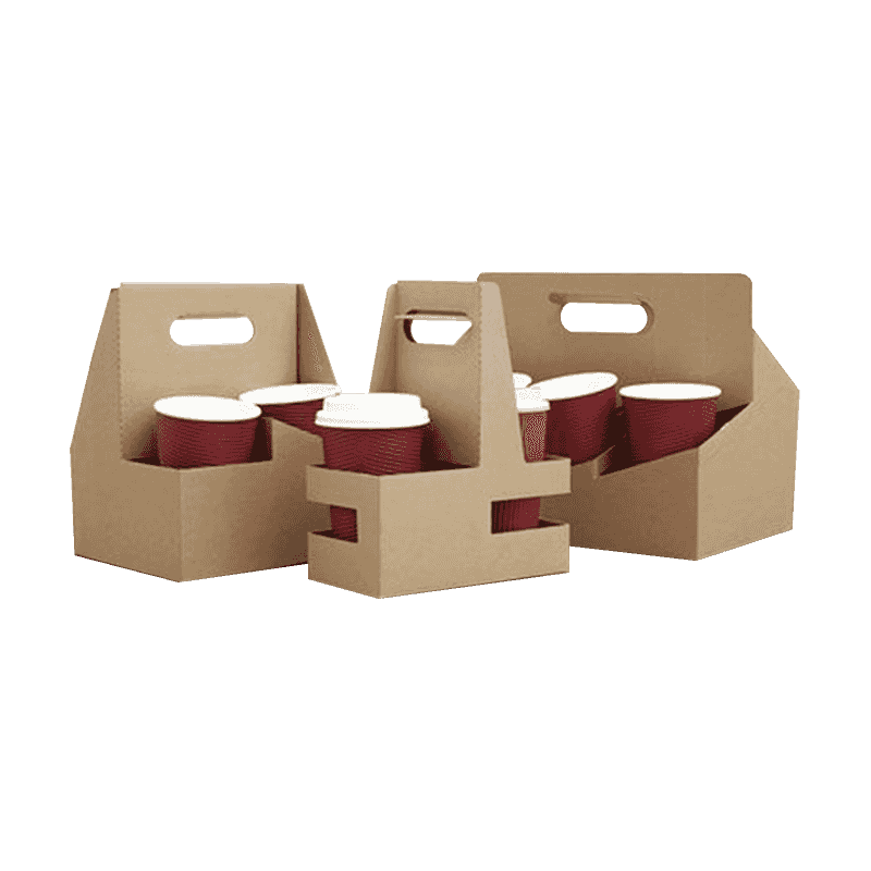 Caixas de embalagem de bebidas onduladas