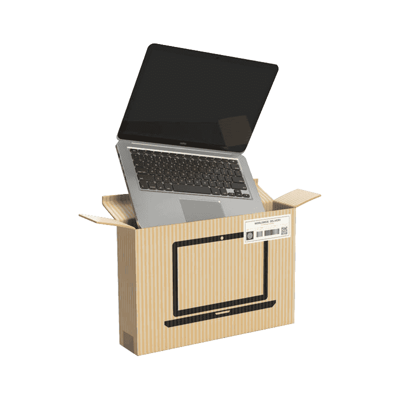 Caixas de embalagem de papelão ondulado para laptop