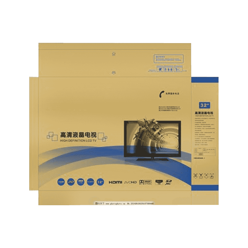 Caixas de embalagem de TV onduladas