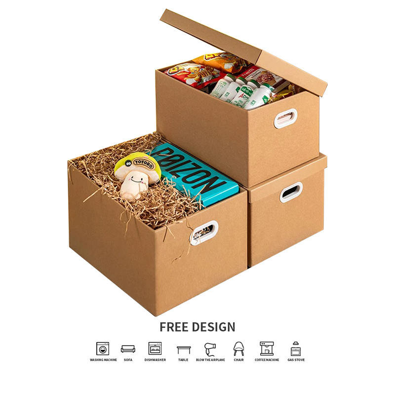 Caixas de embalagem onduladas para armazenamento de artigos diversos