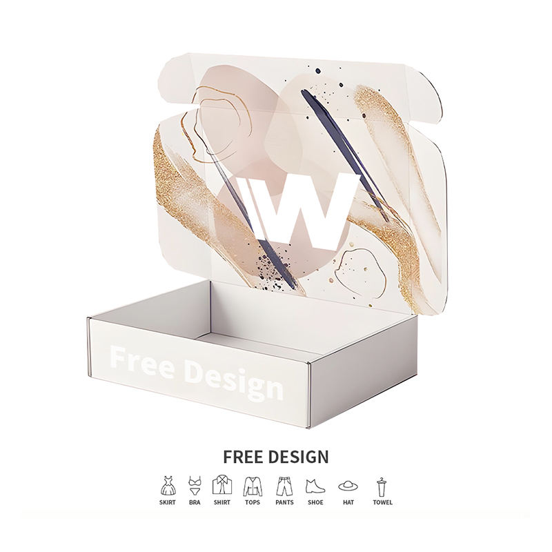 Caixas de embalagem de vestuário ondulado