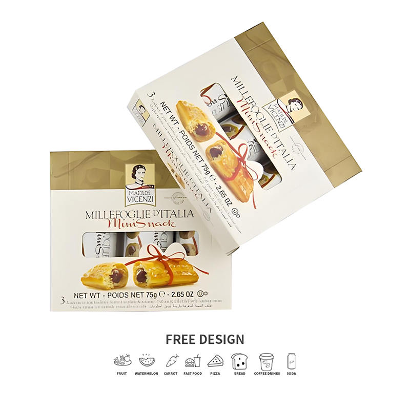 Caixas de embalagem de biscoito ondulado