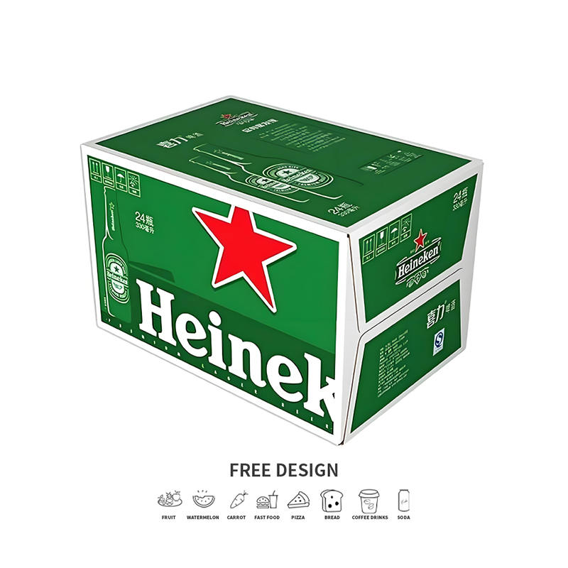 Caixas de embalagem de álcool corrugado