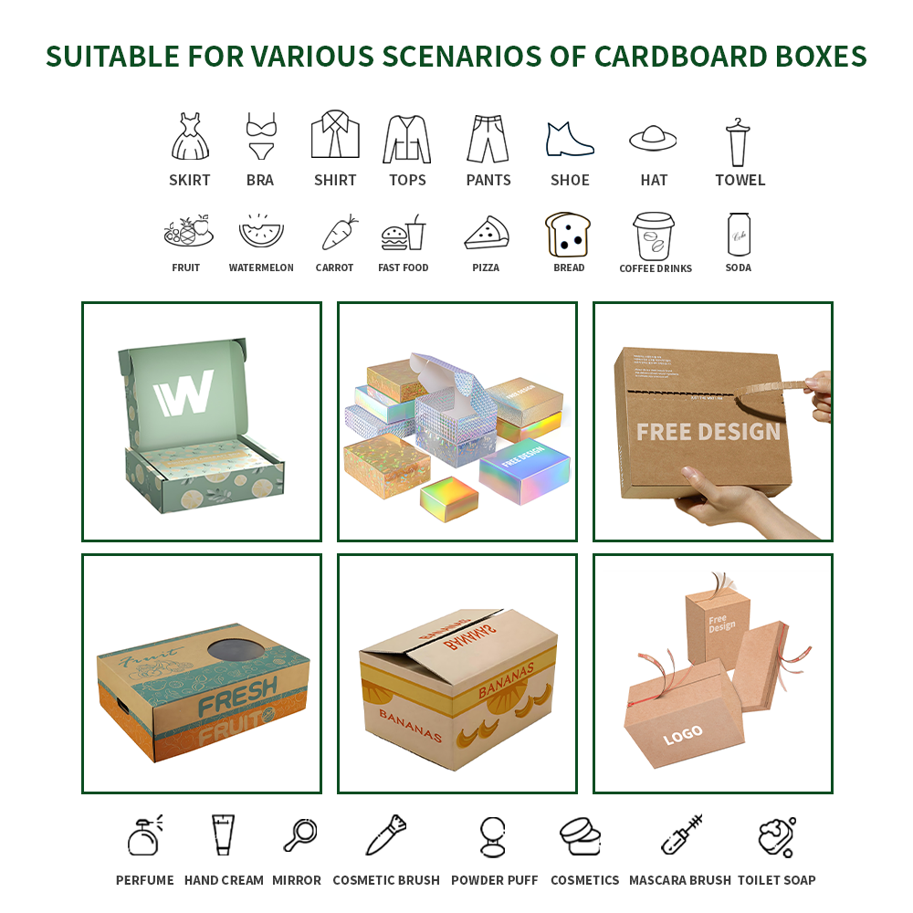 Caixas de embalagem para garrafas de água onduladas