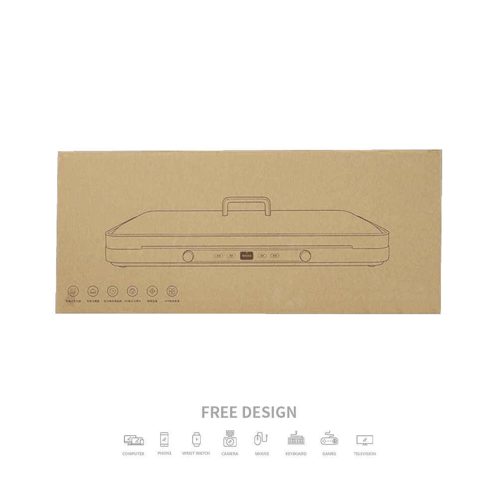 Caixas de embalagem para forno de micro-ondas corrugadas