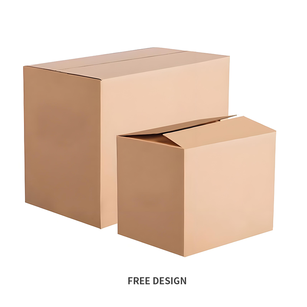 Embalagem de caixas de transporte de papelão